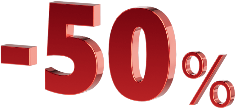 Скидка 50%
